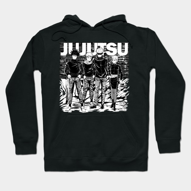 The Punks of Jujutsu (Version 1) Hoodie by manoystee